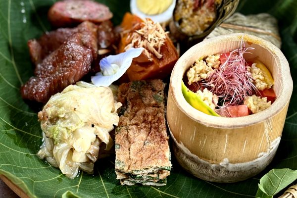 15.以紅藜為主入菜的部落特色餐。(卜拉米喇晌小棧提供)。